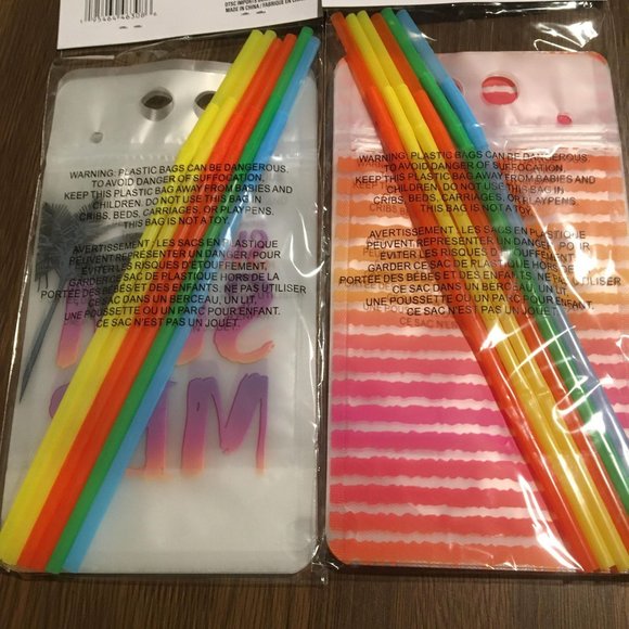 Summer Themed Drink Pouches Set of 2 - Picture 3 of 3